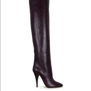 YSL YVES SAINT LAURENT KNEE HIGH BOOTS KIKI